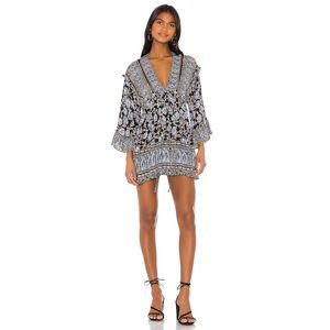 NWT Free People Moonlight Dance Printed Tunic Mini Dress S